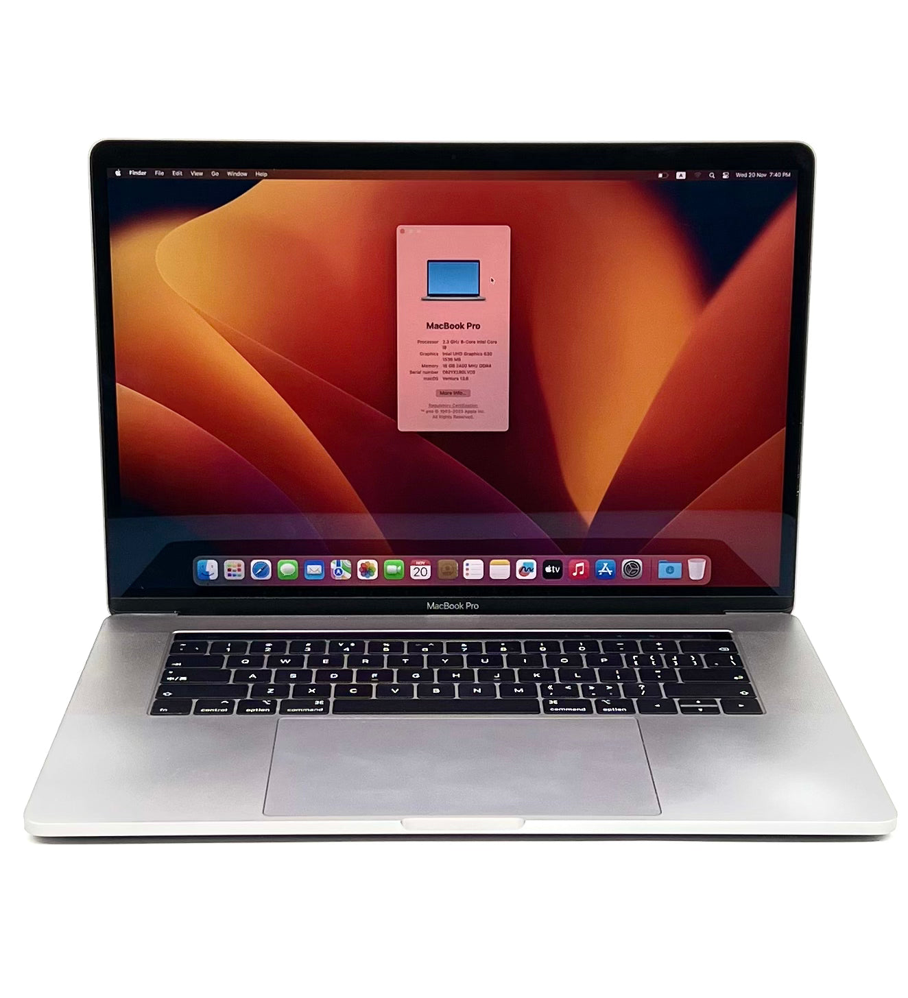 (ISWA400024) 中古MacBookPro/2019/I9-2.3GHz/16GB/512GB/560X